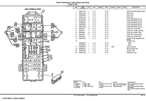 powrr distribution box 98 tj|Genuine Power Distribution Center, Fuse Block, Junction Block, .